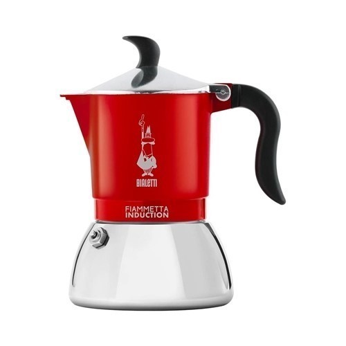 CAFETERA BIALETTI FIAMMETTA INDUCTION 2TZ ROJA